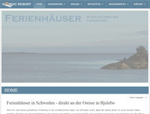 Tablet Screenshot of ferienhaeuser-in-schweden.com